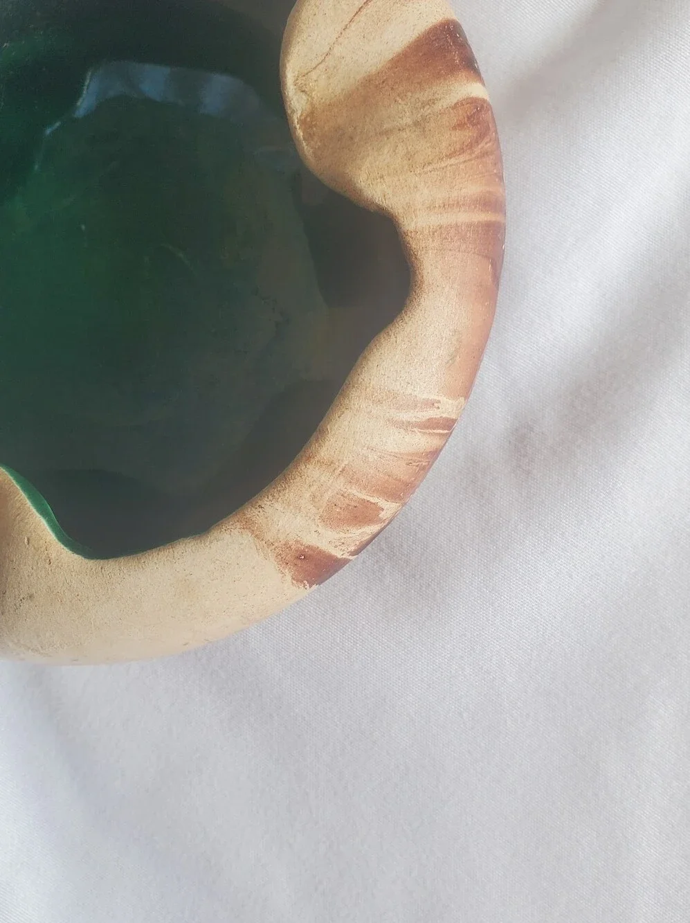 Nemadji Vtg Rocky Mountain #213 Handmade MCM Retro Pottery Ashtray Trinket Bowl